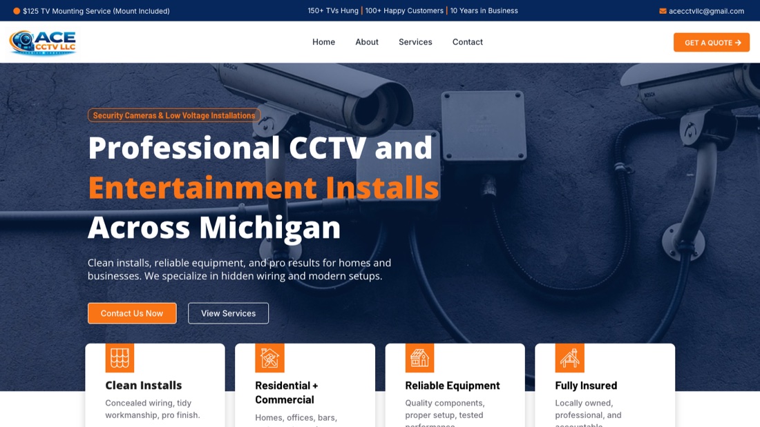 ACE CCTV — Security & surveillance