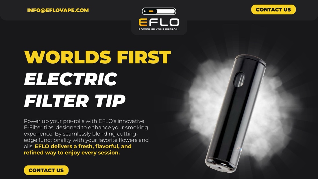 EFLO / EFLOVAPE — World's First Electric Filter Tip