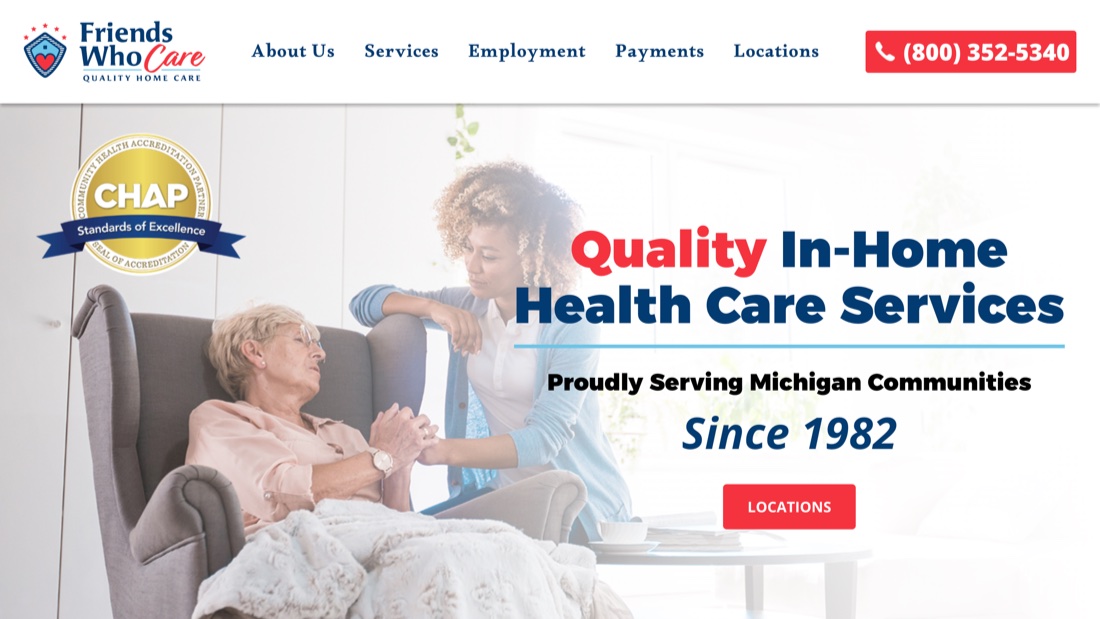 Friends Who Care — In-home health care, since 1982