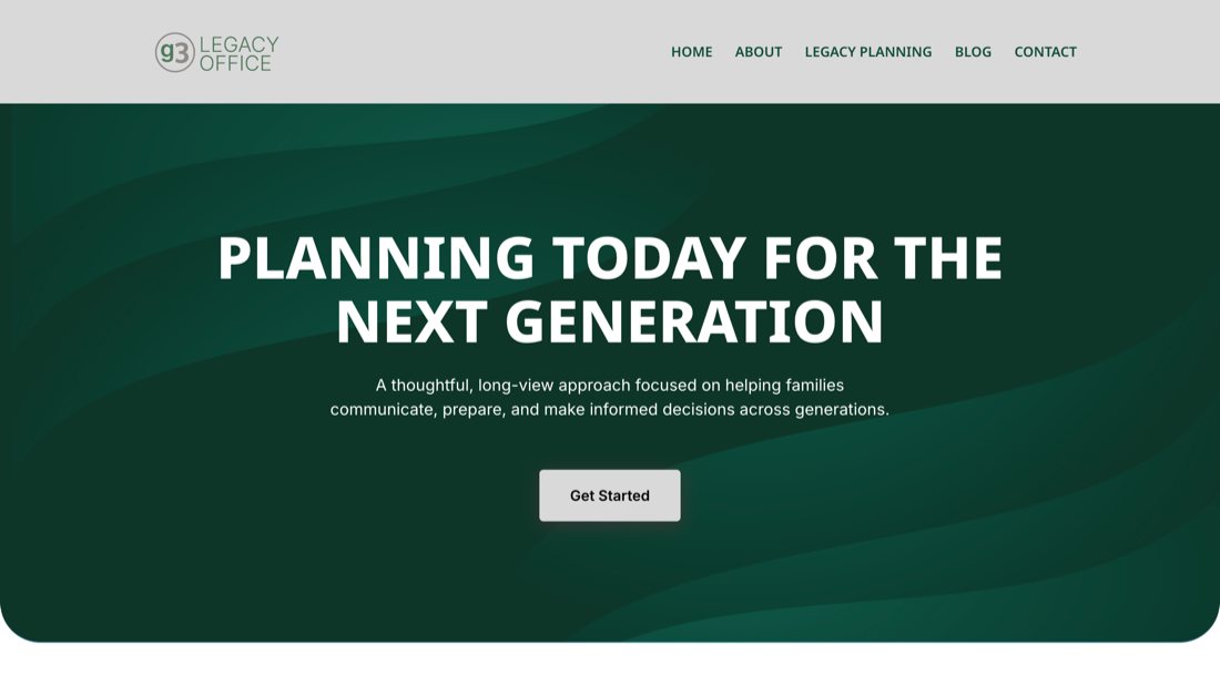G3 Legacy Advisors — Planning Today for the Next Generation