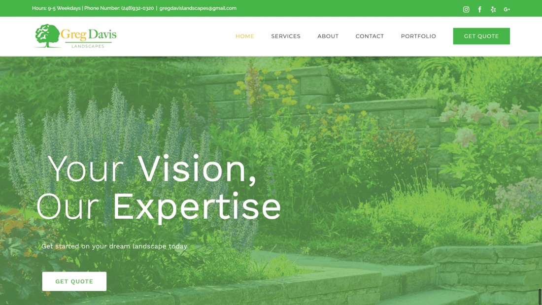 Greg Davis Landscapes — Your Vision, Our Expertise