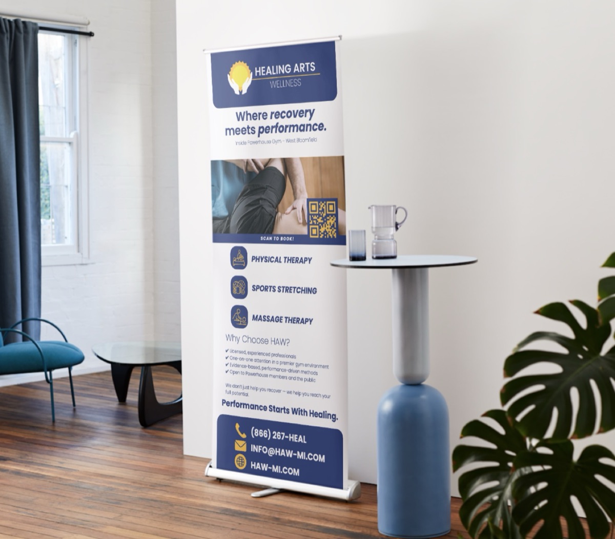 Healing Arts — Banner & cards