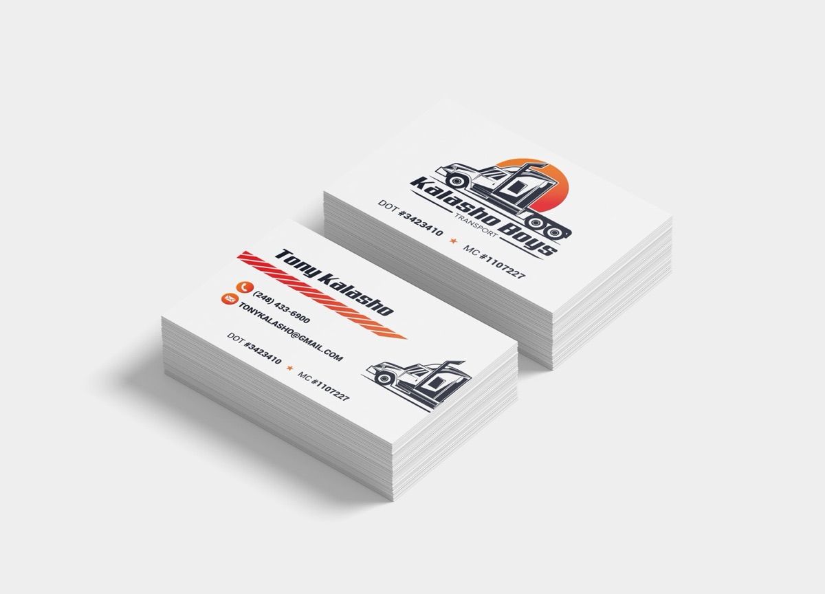 Kalasho Boys Transport — Transport branding