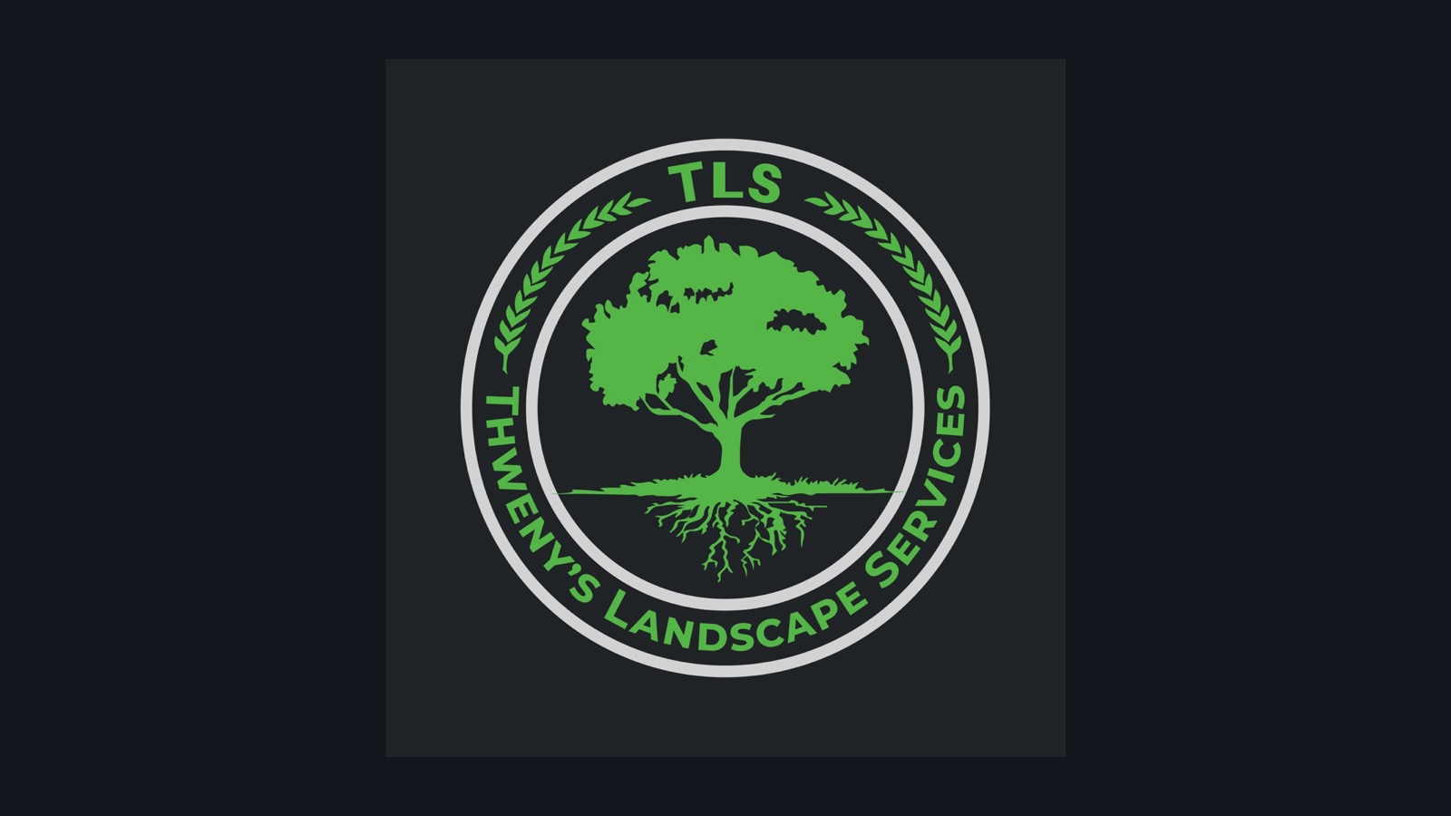 Thweny's Landscape Services — Landscaping brand crest