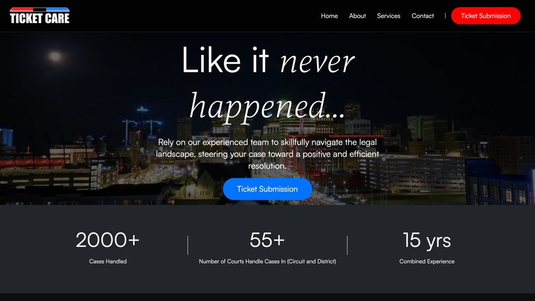 Ticket Care — Like it never happened