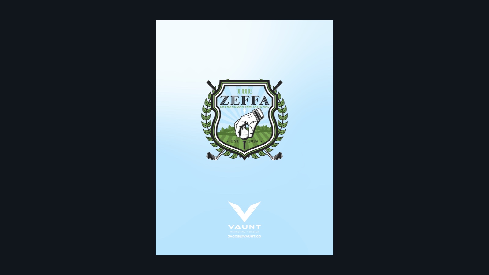The Zeffa Invitational — Golf event branding